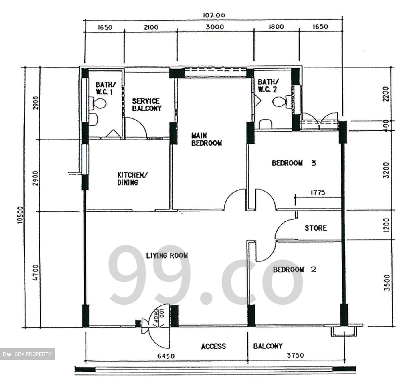 Blk 154 Jalan Teck Whye (Choa Chu Kang), HDB 4 Rooms #594685601